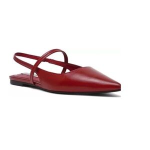 Steven By Steve Madden Red Slingback Flats